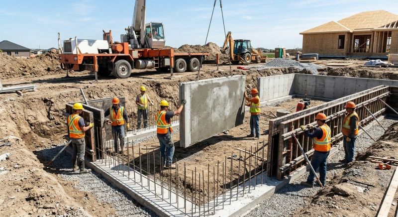 Concrete Foundation Installation in Greenville, SC
