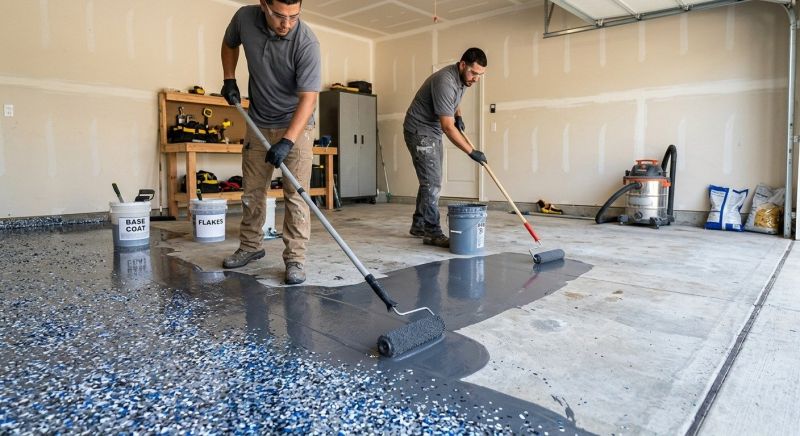 Residential Floor Coating in Loudoun County, VA
