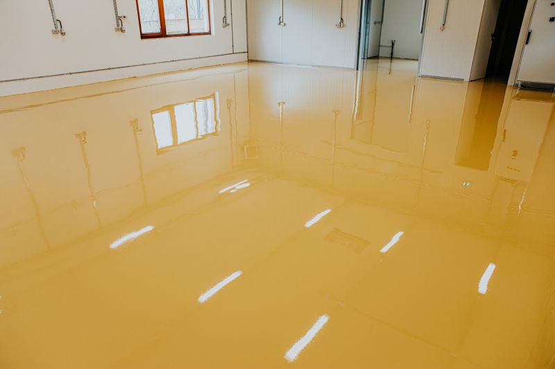 Speckled Garage Floor Painting in Annapolis, MD