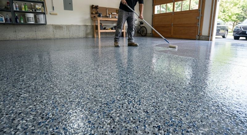 Garage Coating Application Service