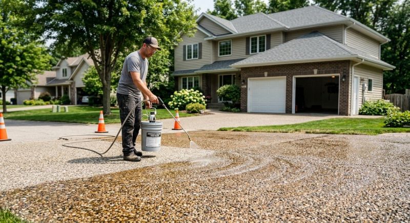 Garage Coating Application