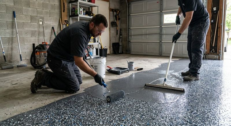 Garage Floor Renovation in Loudoun County, VA